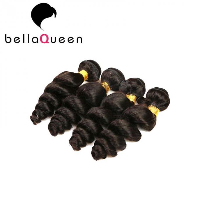 6A Remy Hair Natural Black virgin loose wave hair 10” - 30” for Beauty Works