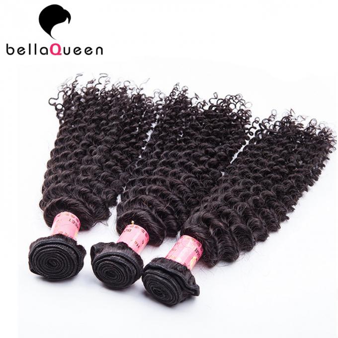 Afro Kinky Curly Mink 100% Peruvian Human Hair Extensions For Black Women