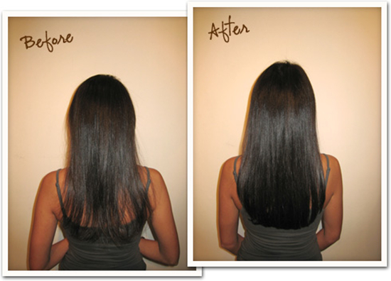 hair in clip