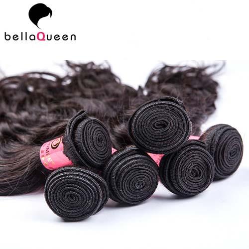 Original Natural Black Mongolian Hair Extensions Water Wave For Black Women