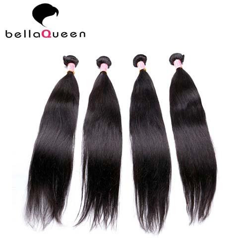 Silky Straight Real Indian Virgin Hair , 100% Indian Remy Human Hair Weave
