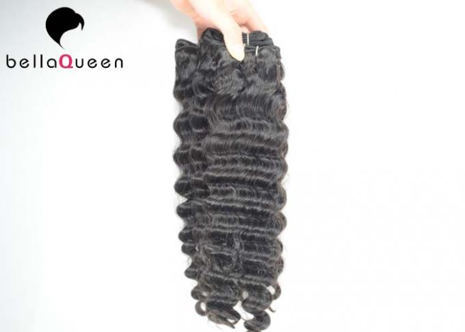 Deep Wave Extension Raw Unprocessed Grade 7A Virgin Hair Weaving