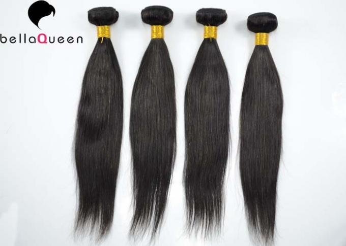 Tangle-Free 14 Inch 6A Remy Hair Steam Straight Crochet Braids With Human Hair