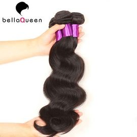 China Unprocessed 6a Grade Brazilian Body Wave Hair Bundles Natural Black supplier