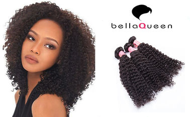 China Grade 5A 6A 7A Brazilian kinky curly human hair sew in nylon for extension supplier