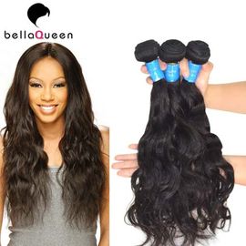 China 10 inch - 30 inch Unprocessed Natural Black Indian Virgin Hair Of Water Wave Style supplier