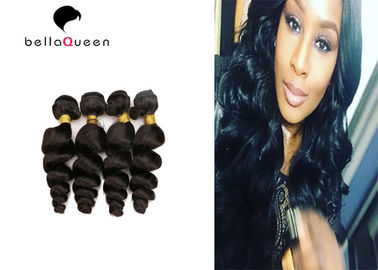 China 6A Remy Hair Natural Black virgin loose wave hair 10” - 30” for Beauty Works supplier