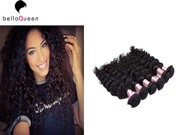 China Remy 100G Indian Double Drawn Hair Extensions Curly Natural Black supplier