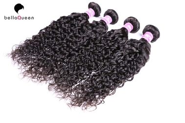 China Unprocessed Tangle Free Brazilian Virgin Hair Extensions Black / Brown supplier