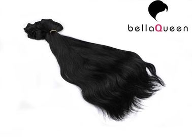 China Professional Natural Black Clip In Hair Extension 15 Inch - 26 Inch Without Chemical supplier