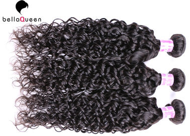 China Pure Color 6a Remy Hair Bouncy Curl Human Hair Weaving , Long Lasting supplier