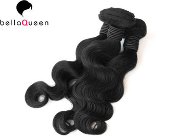 China Natural Black 6A Remy Hair Virgin Human Hair Extensions Body Wave Hair Weaving supplier
