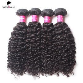 China Health Water Wave Pure Virgin Indian Curly Hair #1B Black Women Hair Extension supplier