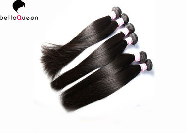 China 30 Inch Natural Straight Wave Malaysian Remy Hair Weft  No Dyed End No Tangle supplier