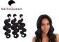 Tangle Free Natural Black 100 human hair extensions Grade 7A For Women supplier
