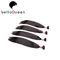 Silky Straight Double Drawn Hair Extensions , Natural Black Tangle Free Real Hair supplier