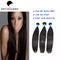 Beauty Salon 6a Remy Natural Black Straight Hair Weft can be dyed and bleached supplier