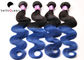 No Shedding 10-30 Inch Double Drawn Hair Extensions , Long Body Wave Human Hair supplier
