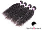 Smooth Water Wave Grade 7A Virgin Hair , Natural Black Human Hair Wefts supplier