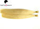 613# Golden Blonde Full Ending Flat Tip Hair Extensions For Women supplier
