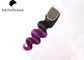Ombre Body Wave Human Hair Natural Hair Closure Body wave 1b+ Purple supplier
