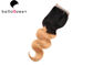 1b/27# Body Wave Human Hair Top 4x4 Lace Closure By Machine Made supplier