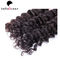Natural Black Deep Wave Brazilian Virgin Human Hair Extension For Women supplier