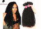 Unprocessed Grade 7A 100% Malaysian Virgin Hair Curly Wave Hair Weaving supplier