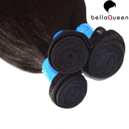 Beauty Works Natural Black Straight Brazilian Virgin Human Hair With Comfortable Weave