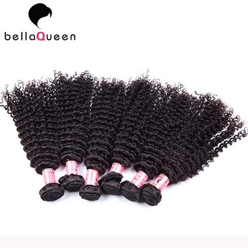 Double Drawn Unprocessed Indian Curly Virgin Hair Extension , 100-105g