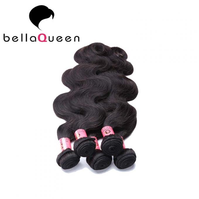 Natural Black Virgin Body Wave Peruvian Human Hair Weave 100g