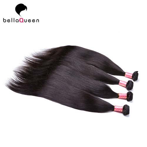 10 inch - 30 inch Girl use Burmese Remy Hair Natural Black Straight Without Chemical