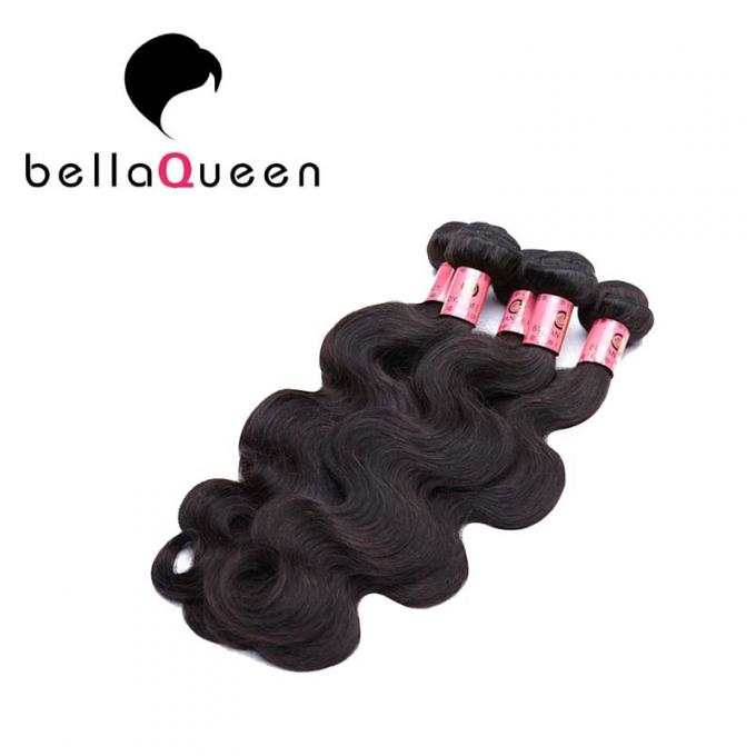 100% Natural Black Human Hair , Tangle And Shedding Free Burmese Hair Extension