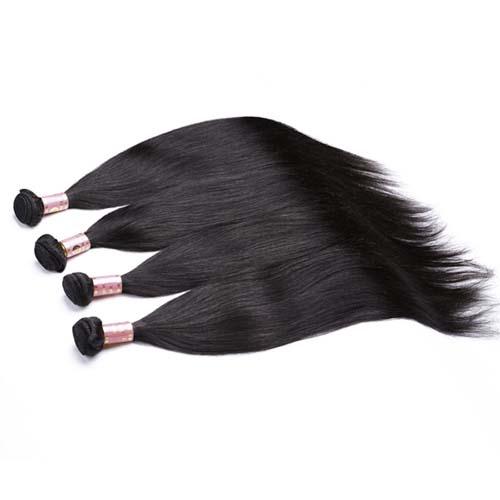 Dyeable Malaysian Virgin Human Hair Straight 10 - 30 Inches Human Hair Weft