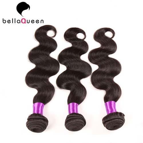 Natural Black 6a Virgin Burmese Remy Hair Extension , Body Wave Human Hair Weaving