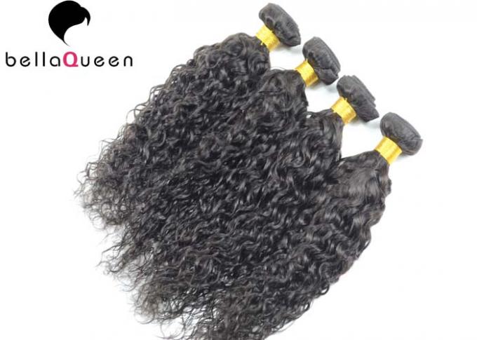 Natural Black Natural Wave Tangle And Shed Free Human Hair Wefts