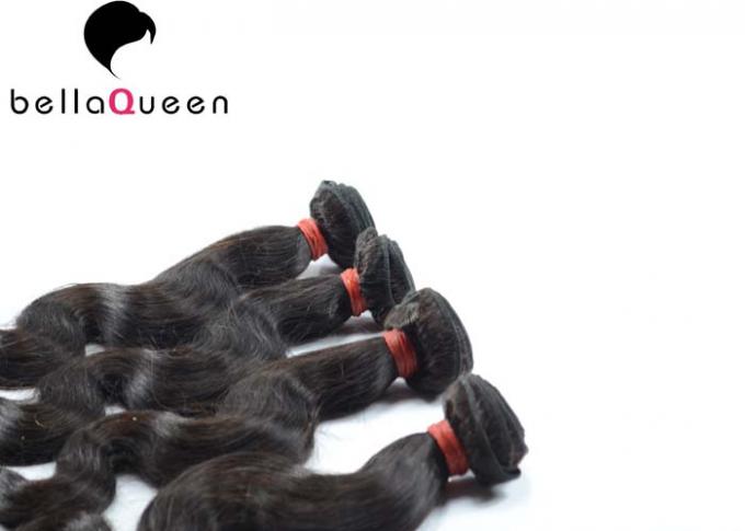 Body Wave Natural Black 1b Grade 7A Virgin Hair Human Hair Weaving Thick End
