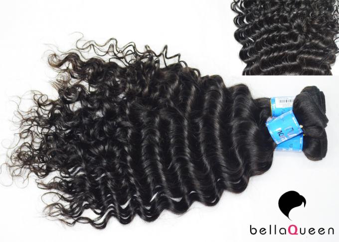 1B 100g Indian Deep Wave BellaQueen Straight Human Hair OEM/ODM