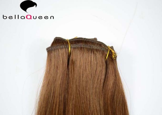 Clip In Straight Unprocessed Human Hair Extension For Black Women