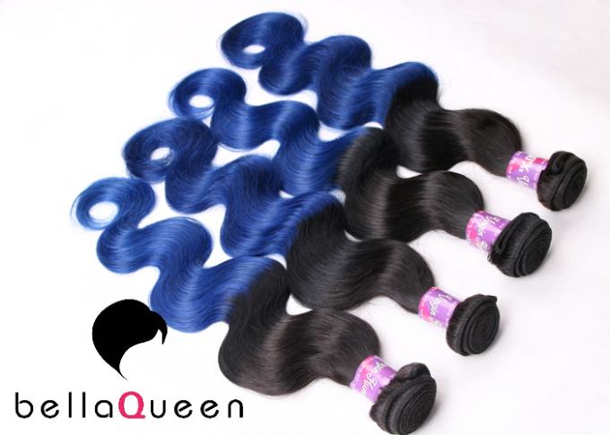 No Shedding 10-30 Inch Double Drawn Hair Extensions , Long Body Wave Human Hair