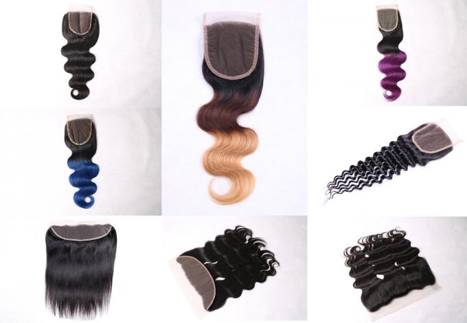 4x4 Body Wave Human Hair Lace Closure With Good Looking And Soft Feeling