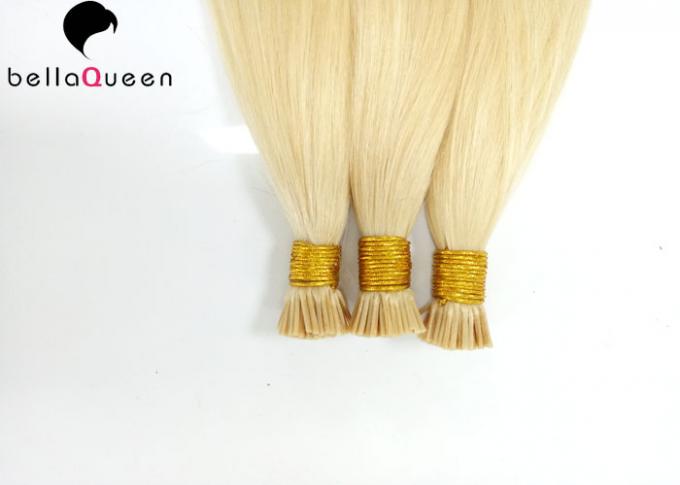 Soft Feeling 613# Golden Blonde I Tip Hair Extensions Of 100g For One Bundle