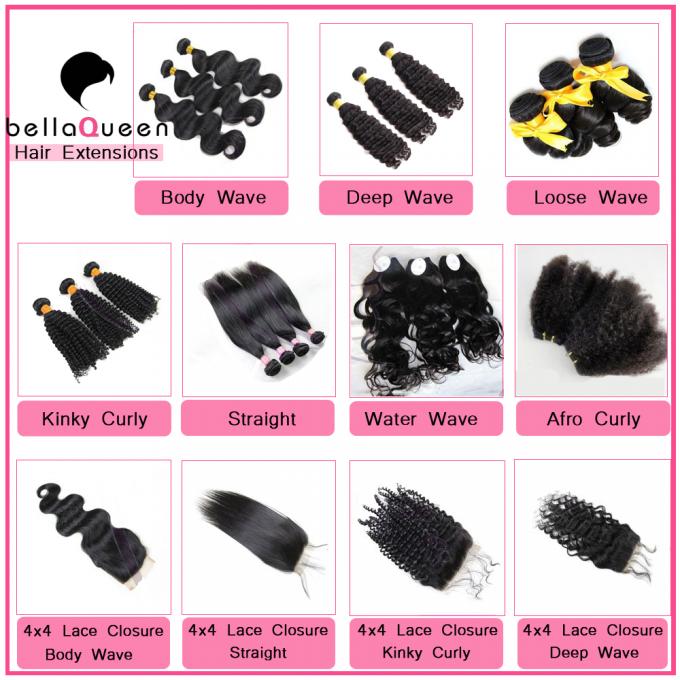 8 Inch - 30 Inch Straight Brazilian Human Hair Extensions Full Ending Double Drawn Weft