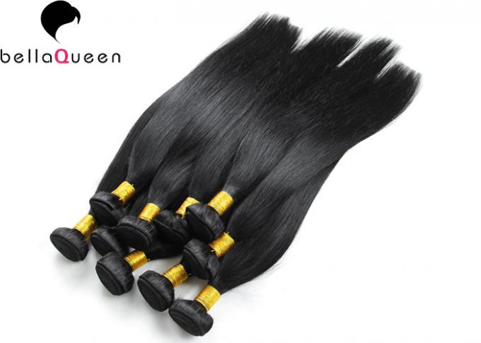 Virgin Brazilian Hair Weave / Brazilian Virgin Human Hair 3 Bundles Straight