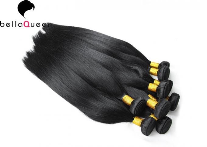 Straight Human Hair Double Drawn Hair Extensions Collected From Young Girls