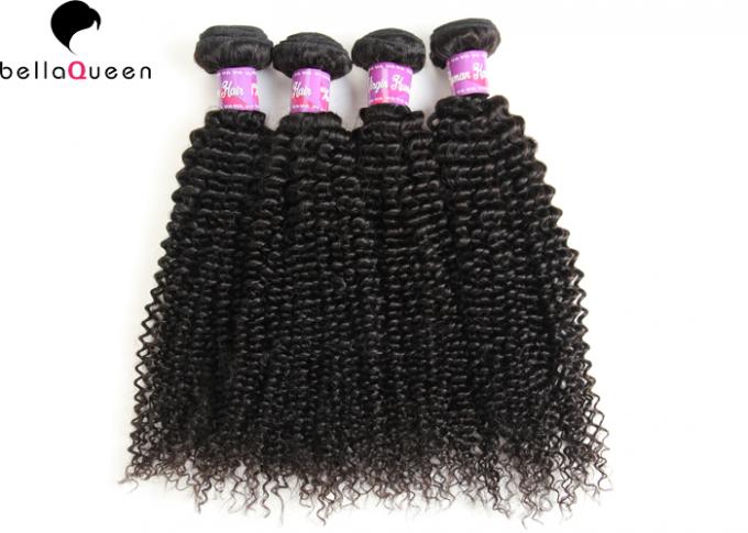 Curly Wave Natutral Black Grade 7A  Virgin Hair Brazilain Human Hair Extension