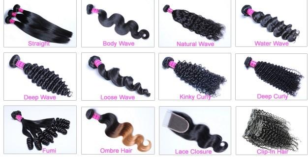 Natural Black Deep Wave Brazilian Virgin Human Hair Extension For Women