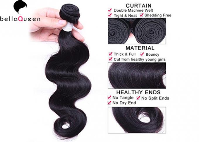 Soft Comb Easily Remy Brazilian Hair Extension 10" To 30"  Body Wave Hair Weft