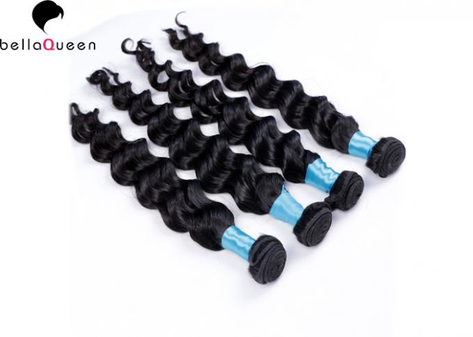 Unprocessed Grade 7A Virgin Hair Wigs 4 Bundles Loose Deep Wave For Black Women