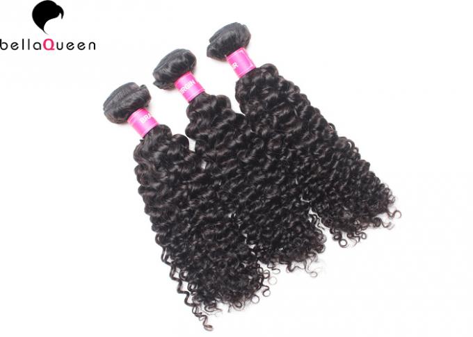 Health Water Wave Pure Virgin Indian Curly Hair #1B Black Women Hair Extension